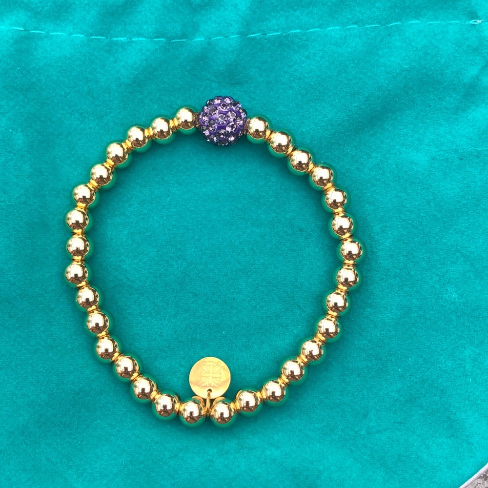 Rustic cuff Ireland purple